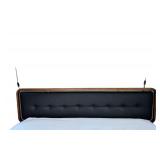 MB - Scandinavian Design Hendrick King Bed Frame - King Size Upholstered Headboard