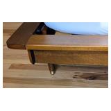 MB - Scandinavian Design Hendrick King Bed Frame - King Size Upholstered Headboard