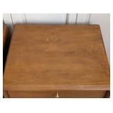 MB - Hendrick Teak Nightstands - Scandinavian Design, 2-Drawer Pair