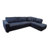 LL - Thomasville Navy Blue Sectional Sofa