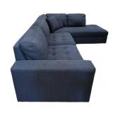 LL - Thomasville Navy Blue Sectional Sofa