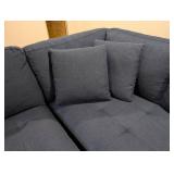 LL - Thomasville Navy Blue Sectional Sofa