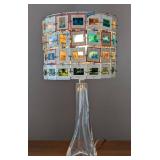 MB - Kodachrome Transparency Slide Shade Lamp with Glass Pyramid Base