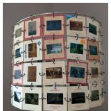 MB - Kodachrome Transparency Slide Shade Lamp with Glass Pyramid Base