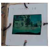 MB - Kodachrome Transparency Slide Shade Lamp with Glass Pyramid Base