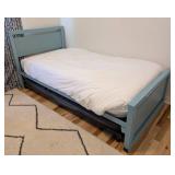 UL - Pottery Barn Kids Piper Twin Panel Trundle Bed - Ocean