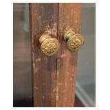 LL - Vintage Wood & Glass Display Cabinet