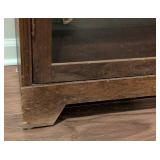 LL - Vintage Wood & Glass Display Cabinet