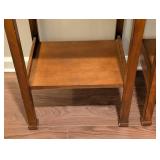 LL - Pair of Wood Side Tables with Drawers