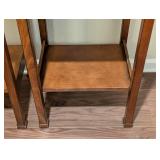 LL - Pair of Wood Side Tables with Drawers