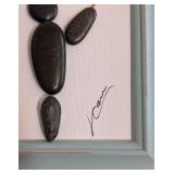 UL - Stone & Sea Glass Art - Framed 8x10