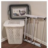 LL - Space Saving Laundry Basket Set - 3 Baskets & Folding Drying Rack & Extra Compact Basket