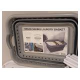 LL - Space Saving Laundry Basket Set - 3 Baskets & Folding Drying Rack & Extra Compact Basket
