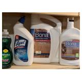 LL - Assorted Cleaning Supplies & Paper Towels - Household Essentials