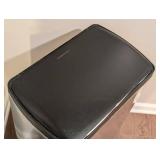 LL - Simplehuman Trash Can Pair - Stainless Steel & Small Black Pedal Bin
