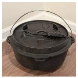 LL - Overmont Cast Iron Dutch Oven - Camping