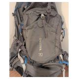 LL - REI Crest Trail 70 Backpack - 70L, FreeFlow Comfort Back Panel, Grey