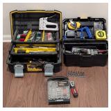 LL - Stanley FatMax Dual-Box Toolbox Set - Hand Tools & Husky Screwdriver/Bit Kit