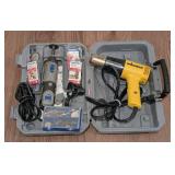 LL - Dremel 4000 Rotary Tool & Wagner Heat Gun with EZ-Lock Wheels in Case
