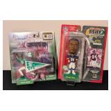 LL - Randy Moss Figurines Pair - Marshall University Starting Lineup & NFL 2001 Play Makers