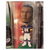 LL - Randy Moss Figurines Pair - Marshall University Starting Lineup & NFL 2001 Play Makers