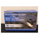 LL - Solpex Solar Powered Deck Light 16-Pack - Patio, Deck & Garden