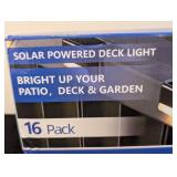 LL - Solpex Solar Powered Deck Light 16-Pack - Patio, Deck & Garden