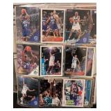 LL - Basketball Collectors Trading Cards Binder - 55-Page Book with Mostly Full Pages