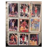 LL - Basketball Collectors Trading Cards Binder - 55-Page Book with Mostly Full Pages
