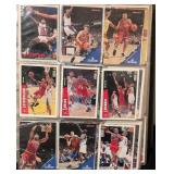 LL - Basketball Collectors Trading Cards Binder - 55-Page Book with Mostly Full Pages