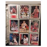 LL - Basketball Collectors Trading Cards Binder - 55-Page Book with Mostly Full Pages