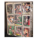 LL - Basketball Collectors Trading Cards Binder - 55-Page Book with Mostly Full Pages