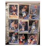 LL - Basketball Collectors Trading Cards Binder - 55-Page Book with Mostly Full Pages