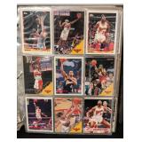 LL - Basketball Collectors Trading Cards Binder - 55-Page Book with Mostly Full Pages