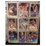 LL - Basketball Collectors Trading Cards Binder - 55-Page Book with Mostly Full Pages