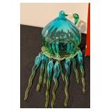 LL - Glass Jellyfish Ornament - BB-8 Hallmark Ornament - Red Telephone Booth - Skeleton Santa Duo - Ruth Bader Ginsburg Disc - 2020 Remember Disc - 6-Piece Set