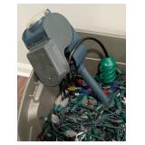 LL - Holiday Lights Assortment - 60 Micro LED String Lights, Outdoor Battery Box, 75 Clips