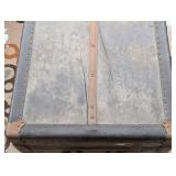 P - Vintage Trunk Coffee Table , Riveted Edges