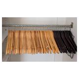 B1 - Wood Hangers - Assorted Natural & Dark Finishes