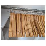 B1 - Wood Hangers - Assorted Natural & Dark Finishes