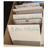 K - Assorted NBA Basketball Cards - Karl Malone, Vince Carter, Tim Duncan, Scottie Pippen