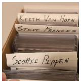 K - Assorted NBA Basketball Cards - Karl Malone, Vince Carter, Tim Duncan, Scottie Pippen