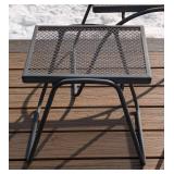 BY - Three Metal Patio Side Tables (Lot of 3)