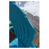 BY - Plastic Adirondack Chairs (Lot of 5) - Outdoor Patio Set