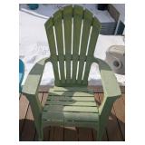 BY - Plastic Adirondack Chairs (Lot of 5) - Outdoor Patio Set