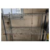 G - Metal Wire Storage Shelf - 4-Tier, 35 x 14 x 55 in