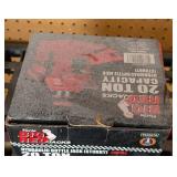 G - Torin Big Red Jacks 20-Ton Hydraulic Bottle Jack (Stubby) 92007A w/ Lift Handle, Boxed