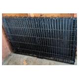 G - Metal Wire Pet Kennel 42 x 28 in Black Dog Crate