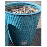 G - Master Garden Boje Vasum Planter Blue Ceramic Planters, 3-Pack