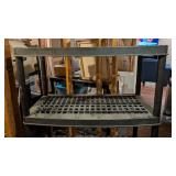 LL - Plastic Storage Shelf - 4-Tier, 36 x 16 x 56 in, Black